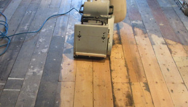 Sanding solid wood planks in Highgate | Floor Sanding Highgate